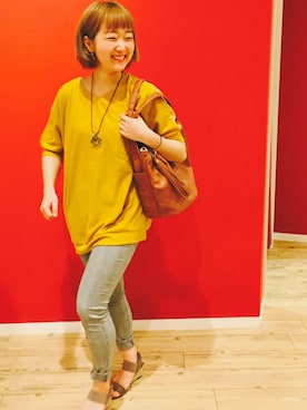 よこまるさん（レディース・159cm）の夏コーディネート