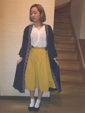 よこまるさん（レディース・159cm）の夏コーディネート