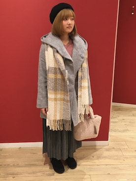 よこまるさん（レディース・159cm）の秋コーディネート