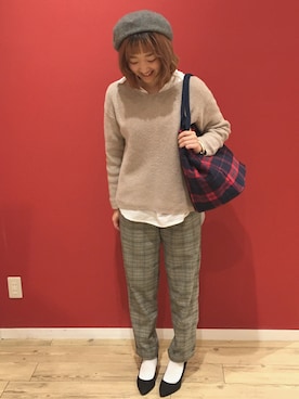 よこまるさん(レディース・159cm)の秋コーディネート