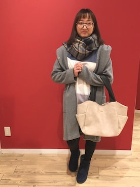 よこまるさん(レディース・159cm)の冬コーディネート