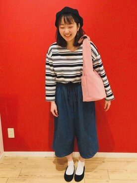 よこまるさん（レディース・159cm）の冬コーディネート