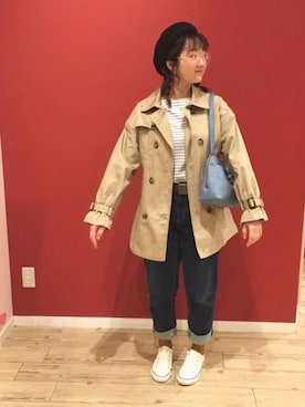 よこまるさん（レディース・159cm）の春コーディネート