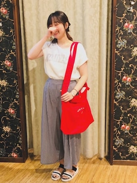 よこまるさん（レディース・159cm）の夏コーディネート