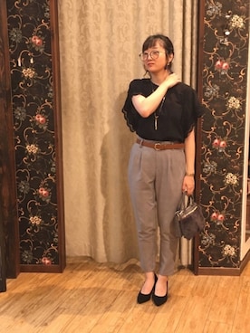 よこまるさん（レディース・159cm）の夏コーディネート