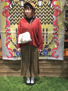 「トヨタ自動車 NEW「PASSO」プレゼンツ クルマ選びもファッションも"オシャレ"に楽しもう！（トヨタジドウシャニューパッソ）のアイテム」を使った、よこまるさん（レディース・159cm）の秋コーディネート