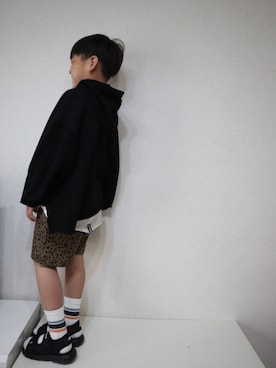 「アイテム（サンダル）」を使った、art0114さん（キッズ・120cm）の春コーディネート