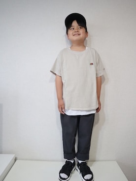 「アイテム（サンダル）」を使った、art0114さん（キッズ・120cm）の春コーディネート