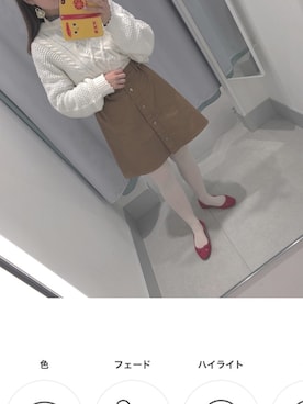 「アイテム（ピアス（両耳用））」を使った、さつまおれんじさん（レディース・150cm・20代）の冬コーディネート