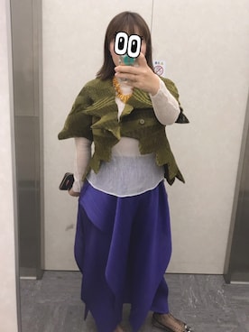 「PRADA（プラダ）のアイテム（パンプス）」を使った、ladybugさん（レディース・170cm）の冬コーディネート