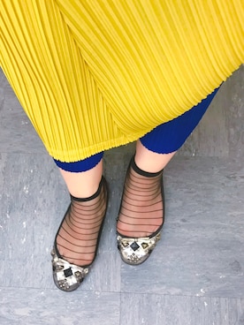 「PRADA（プラダ）のアイテム（パンプス）」を使った、ladybugさん（レディース・170cm）の冬コーディネート