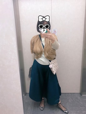 「PRADA（プラダ）のアイテム（パンプス）」を使った、ladybugさん（レディース・170cm）の冬コーディネート