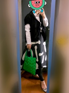 「PRADA（プラダ）のアイテム（パンプス）」を使った、ladybugさん（レディース・170cm）の夏コーディネート