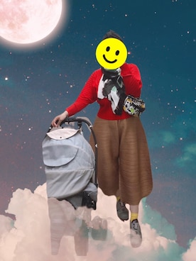 「PLEATS PLEASE（プリーツプリーズ）のアイテム（ストール/ショール）」を使った、ladybugさん（レディース・170cm）の冬コーディネート