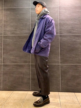 「PS Paul Smith（ピーエスポールスミス）のアイテム」を使った、つばぴよさん（メンズ・172cm）の冬コーディネート
