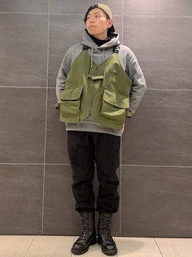 「PS Paul Smith（ピーエスポールスミス）のアイテム」を使った、つばぴよさん（メンズ・172cm）の冬コーディネート