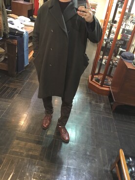 「SCYE BASICS（サイベーシックス）のアイテム（その他パンツ）」を使った、MINOさん（メンズ・165cm）の冬コーディネート
