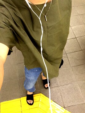 「BASISBROEK（バシスブルック）のアイテム（トップス）」を使った、MINOさん（メンズ・165cm）の秋コーディネート