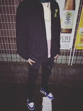 「アイテム（ブルゾン）」を使った、Shuhei♛︎さん（メンズ・176cm・10代）の冬コーディネート