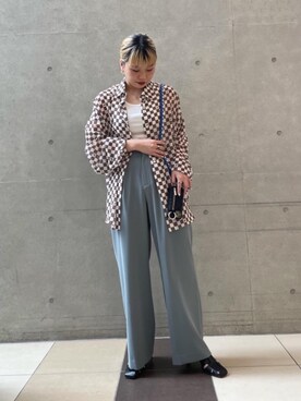 「PHILIPPE AUDIBERT（フィリップ オーディベール）の＜PHILIPPE AUDIBERT（フィリップオーディベール）＞メダルネックレス ∴（ネックレス）」を使った、kana   hirakiさん（レディース・158cm）の冬コーディネート