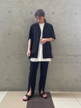 「TWO PALMS（トゥーパームス）のアイテム」を使った、kana   hirakiさん（レディース・158cm）の夏コーディネート