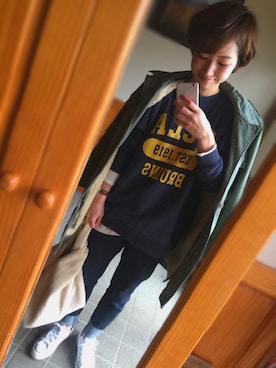 piさん（レディース・160cm）の冬コーディネート