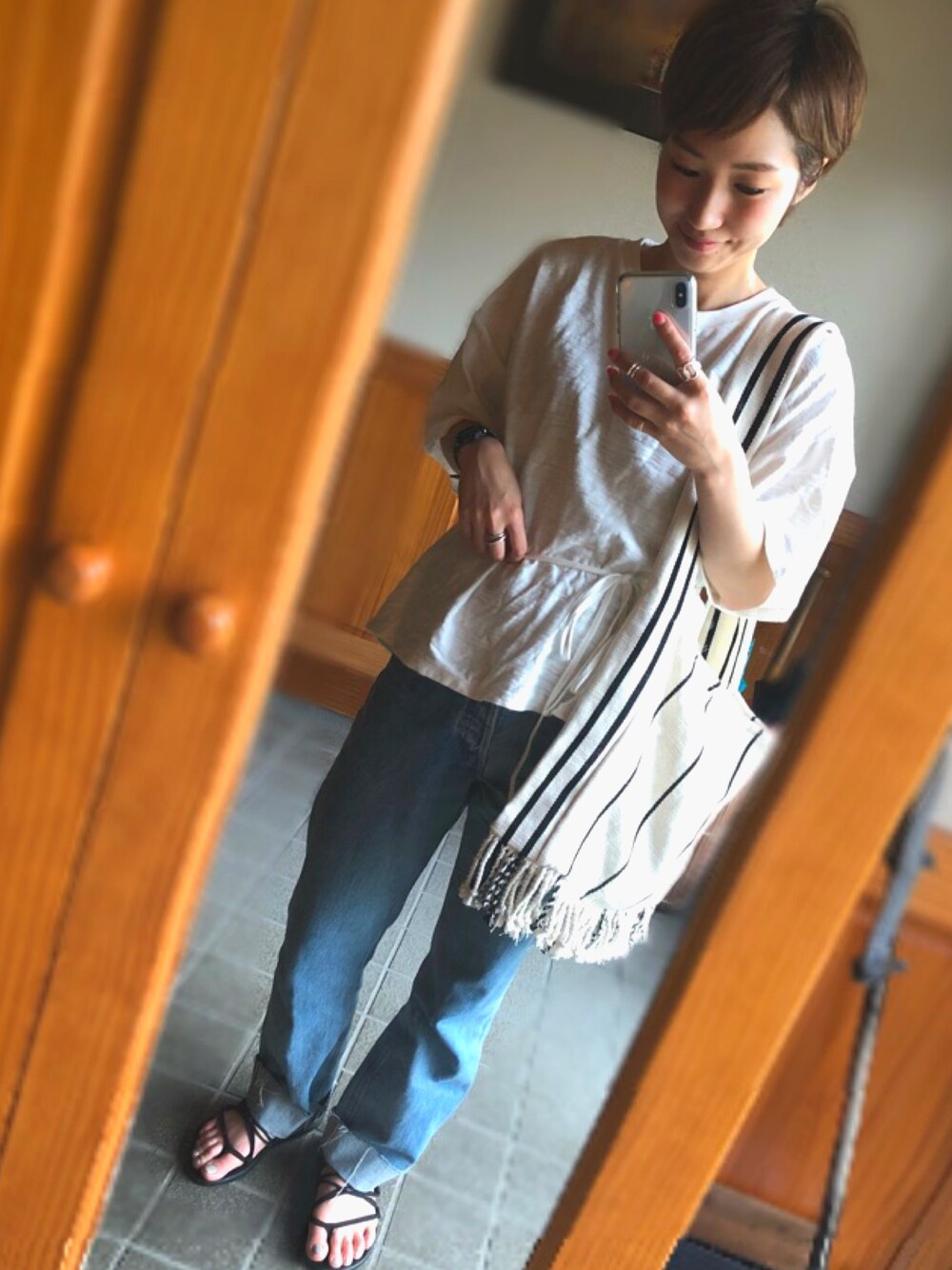 TODAYFUL（トゥデイフル）の「スラブラップラウンドプルオーバー（T