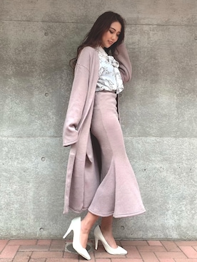 「DURAS（デュラス）のアイテム」を使った、yurinochannさん（レディース・156cm）の春コーディネート