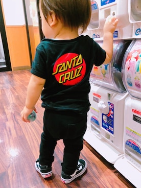 「SANTA CRUZ（サンタクルーズ）のアイテム」を使った、taaさん（キッズ・120cm）の秋コーディネート