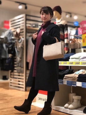 ゆかぴさん（レディース・159cm）の冬コーディネート