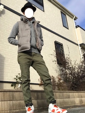 sasaさん（メンズ・176cm）の冬コーディネート