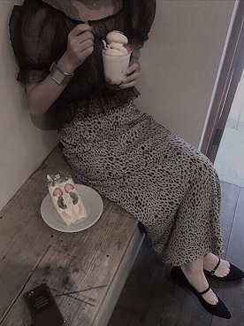 「Omekashi（オメカシ）のVレースフレンチプルオーバー（Tシャツ/カットソー）」を使った、Yr.さん（レディース・166cm）の秋コーディネート