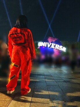 「wearhalloween2017」｜「アイテム（オールインワン・サロペット）」を使った、xoxoRさん（レディース・152cm）の秋コーディネート