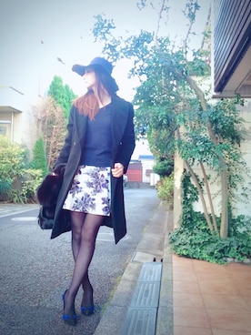 「WERNER（ワーナー）のアイテム」を使った、Erikoさん（レディース・165cm）の冬コーディネート