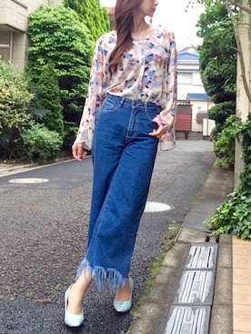 「PLST（プラステ）のアイテム（トレンチコート）」を使った、Erikoさん（レディース・165cm）の春コーディネート