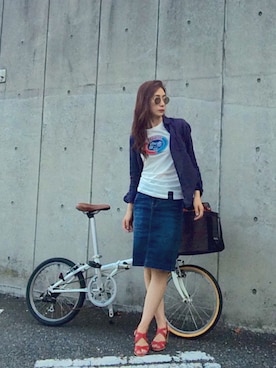 Erikoさん（レディース・165cm）の春コーディネート