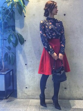 「COMEX（コメックス）のアイテム」を使った、Erikoさん（レディース・165cm）の冬コーディネート