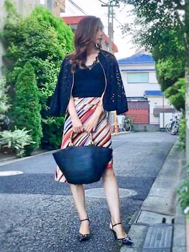 「NOLLEY’S（ノーリーズ）のアイテム（ブルゾン）」を使った、Erikoさん（レディース・165cm）の秋コーディネート