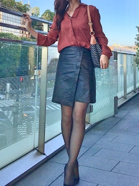 「MISSONI（ミッソーニ）のアイテム」を使った、Erikoさん（レディース・165cm）の秋コーディネート