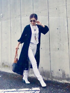 「MISSONI（ミッソーニ）のアイテム」を使った、Erikoさん（レディース・165cm）の秋コーディネート