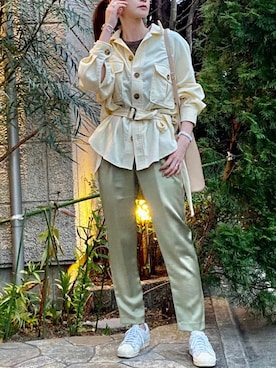 Erikoさん（レディース・165cm）の春コーディネート