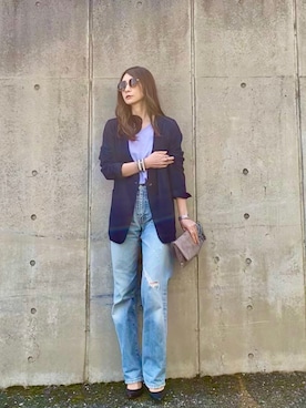 Erikoさん（レディース・165cm）の春コーディネート