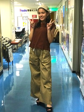 にんきもんラジオさん(レディース・164cm)の夏コーディネート