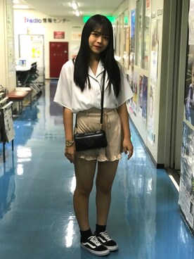 にんきもんラジオさん（レディース・156cm）の夏コーディネート