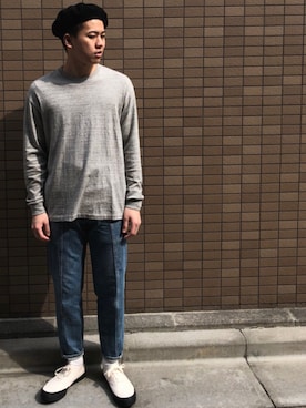 「AURALEE」｜taiyouさん（メンズ・170cm）の春コーディネート