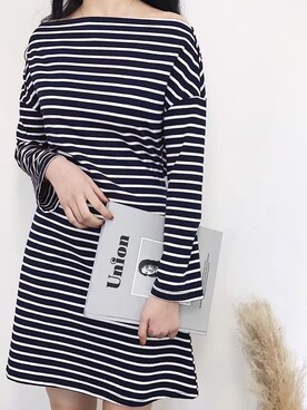 「原创のアイテム（ワンピース、ブラック系）」を使った、臧臧臧臧啾さんの冬コーディネート