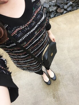 「浜崎あゆみグッズのアイテム（レインシューズ、ブラック系）」を使った、xxmskxxさん（レディース）の春コーディネート