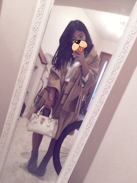 「合格しました」｜satoさん（レディース・158cm）の冬コーディネート