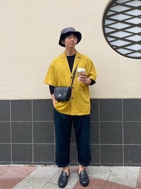 「無地党」｜syogoさん（メンズ・171cm）の春コーディネート