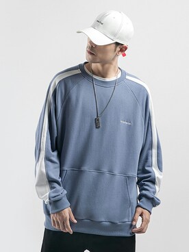「HOOK（フック）のアイテム（スウェット）」を使った、-HOOK- officialさん（メンズ・183cm）の冬コーディネート